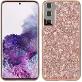 Mtp Products Samsung Galaxy S24 Glitter Series Hybrid-deksel - Roségull