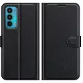 Mtp Products Motorola Edge 20 Lommebok-deksel med Magnetisk Lukning - Svart