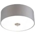 QAZQA Rustikk taklampe grå 30 cm - Drum