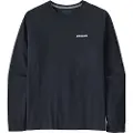Patagonia P-6 Logo Responsibili Langermet T-skjorte blå