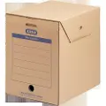 Pierre by Elba arkivboks maxi tric system, naturbrun laget av solid bølgepapp, med låsetapp - gripehull - (83527)