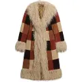 Superdry Patchwork Long Afghan Frakk
