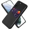 Mtp Products KSQ Samsung Galaxy S22 5G Deksel med Kort Lomme - Svart