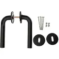 Home>it Door Handle With L-handle 19 mm Matte Black