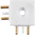 SG ARMATUREN Slimline l-connector mat white
