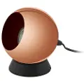 Eglo Petto 1 - Dekorasjonslampe - LED-lyspære - GU10 - 3.3 W (ekvivalent 40 W) - klasse A+ - varmt hvitt lys - 3000 K - svart, kobber