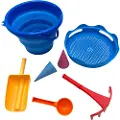 CompactToys 7in1 Sandtoys // Blue
