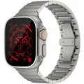 JustMobile Išmanusis laikrodis Just Mobile Titanium Watch Band for Apple Watch Ultra (1&2) with DLC coating