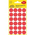 Avery Zweckform Matriseklistremerker, Ø 18 mm, 96 Etiketter, Rød