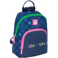 Safta 612550846 Mini Benetton Damero 9.75l 27x33x10 Cm Ryggsekk