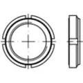 Toolcraft 149930 Låsemøtrikker M20 4 mm Stål Galvaniseret 10 stk