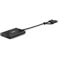 Club 3D - Video adapter - 24 pin USB-C, USB-type A (hann) til DisplayPort (hunn) - 4K 60Hz støtte