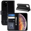 Mtp Products iPhone 11 Pro Max Lommebok-deksel med Magnetisk Lukning - Svart