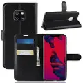 Mtp Products Huawei Mate 20 Pro Lommebok-deksel med Magnetisk Lukning - Svart