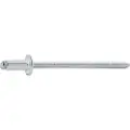 Kippers Rijssen 1433488 Blindnitter (Ø x L) 4 mm x 12 mm Stål Aluminium Aluminium Blindniet Al/St 4x12mm Standard KS 6,5-8,5mm 500 stk