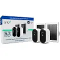Arlo Essential 2k With Solar Panel Overvåkningskamera 2 Enheter