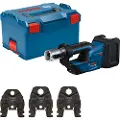 Bosch Professional Gpt 18v-19 Solo +l-boxx + 3xm 15/22/28 Rørpresseverktøy