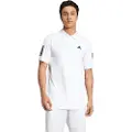 Adidas Club 3 Stripes Kortermet Poloskjorte