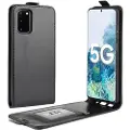 Mtp Products Samsung Galaxy S20 FE Vertikalt Flip-deksel med Kortluke - Svart
