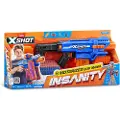 XShot X-shot Insanity Clip Motorisert Pistol Med 3 Magasiner Og 72 Piler 80 X 40 Cm