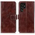 Mtp Products Samsung Galaxy S25 Ultra Lommebok-deksel med Magnetisk Lukning - brun