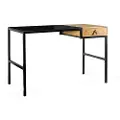 Unique Desk with drawer Unique LESTE 120 x 60 cm black/oak