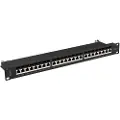 Lanberg Patch Panel 24 ports 1U 19 cat.7 FTP shielded black