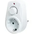 Logilink PA0151, Dimmer, Monterbar, Rotasjon, Hvit, Europlug, Europlug