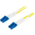 Deltaco - Nettverkskabel - LC-enkeltmodus (hann) til LC-enkeltmodus (hann) - 2 m - fiberoptisk