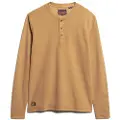 Superdry Waffle Henley Langarmet T-skjorte