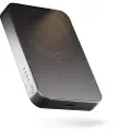 ZENS Slim Qi2 Aluminium Powerbank 10.000 mAh - Black Nødlader - Svart - 10000 mAh