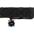 Lian Li GA II Hydroshift II LCD-C 360TL, Alt-i-ett væskekjøler, 12 cm, Sort