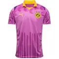 Puma KIDSUPER x BORUSSIA DORTMUND Jersey Youth, Clothing, Mauve Pop/Faster Yellow, 9-10Y