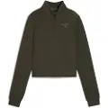 Puma x HYROX CLOUDSPUN Quarter-Zip Top Women, Women, Dark Olive, L