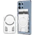 Spigen Ultra Hybrid Wallet MagSafe+ crystal clear - Samsung Galaxy S25 Series