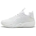 Puma MB.04 Lo Ice White Basketball Shoes Unisex, Shoes, White/Sun Struck, 45