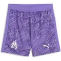 Puma Olympique de Marseille 25/26 Goalkeeper Shorts Youth, Clothing, Dark Amethyst/White, 13-14Y