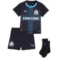 Puma Olympique de Marseille 25/26 Away Babykit Toddler, Clothing, Navy/Luminous Blue, 6-9M