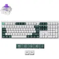 Keychron Q6 HE 100% Knob Wireless Tri-Mode QMK - Gateron 2.0 Magnetic Switch - Shell White - Gamingtastatur - Nordisk - Hvit