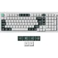 Keychron Q5 HE 96% Knob Wireless Tri-Mode QMK - Gateron 2.0 Magnetic Switch - Shell White - Gamingtastatur - Nordisk - Hvit