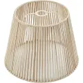 QAZQA Uteskjerm med beige tau IP54 40/28/30 - Jayla
