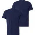 Emporio Armani Essential Logolabel Kortarmet T-skjorte 2 Enheter