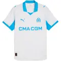 Puma Olympique de Marseille 25/26 Authentic Home Jersey Men, Sport, White/Azure, XL