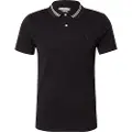 GUESS for man. M5YP66J1314 Polo Nolan black (XL), Casual, Cotton, Short sleeve