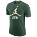 Jordan Milwaukee Bucks Kortarmet T-skjorte
