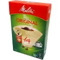 Melitta Kaffefilter 1x4 Brun 80-pakk