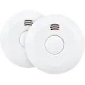 Nexa FS-558/RF - Røyksensor - 433 MHz - batteridrevet - hvit (en pakke 2)