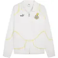 Puma Ghana ftblStatement Track Jacket, Clothing, White/Pelé Yellow, S