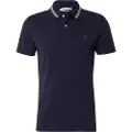 GUESS for man. M5YP66J1314 Polo Nolan navy (L), Casual, Polyester, Short sleeve