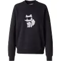 Karl Lagerfeld for woman. A3W20066 Sweatshirt Ikon RS black (S), Casual, Cotton